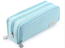 Blue Fancy Pencil Pouch